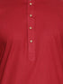 Vastramay Men's Yellow Jacquard Nehru Jacket with Kurta Pyjama Set